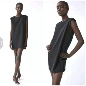 Zara lbd sleeveless sheath mini dress